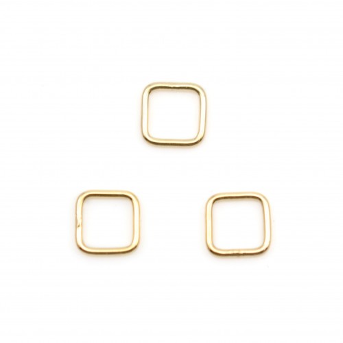 Anneaux carré en gold filled 14 carats 0.76*4mm x 2pcs