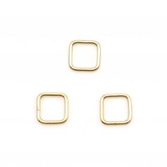 Quadratische Ringe in Gold Filled 0.76x6mm x 2pcs