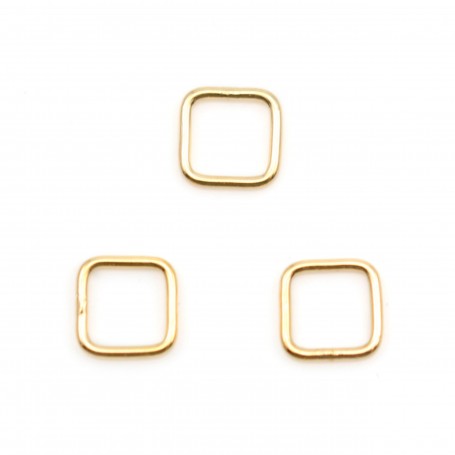 Anneaux carré en gold filled 14 carats 0.81x8mm x 2pcs