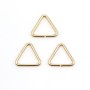 Anneaux ouvert triangle en gold filled 14 carats 0.76x7.6mm x 4pcs