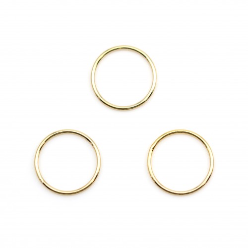 Geschweißte Ringe in Gold Filled 1.0x15mm x 1pc