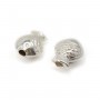 Fish-shaped spacer, in size of 8.5x10.5mm x 2pcs