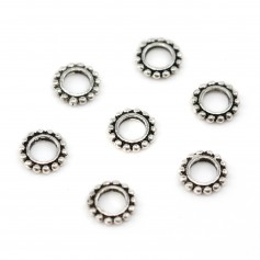 Perle di intreccio in argento 925 7,0 mm x 5 pezzi