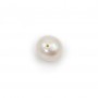 White freshwater pearls 8x10mm x 2pcs