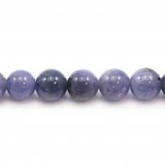 Tanzanite, in the shape of a round, 6-6.5mm x 2pcs