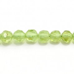 Peridot Round faceted 4mm x 5pcs
