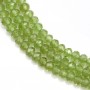 Peridot Faceted Rondelle