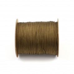 Dark golden brown thread polyester 1mm x 2m