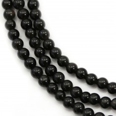 Obsidian round beads 4mm x 40cm