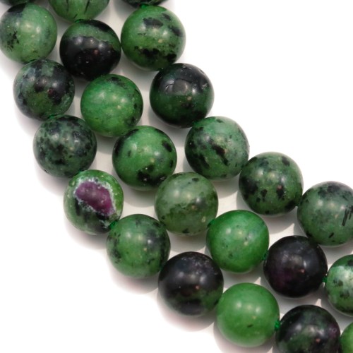 Ruby Zoisite Rond 8mm X 40cm