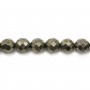 Pyrite Faceted Round