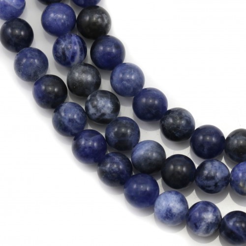 Sodalite round beads 8mm x 40cm