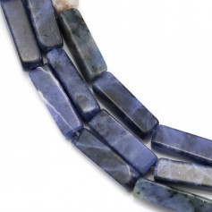 Sodalite, in the shape of rectangle 4x13mm x 40cm
