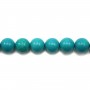 Turquoise green treated round 12mm x 40cm