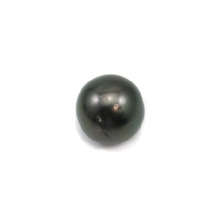 Perle de culture de Tahiti, ronde, 13-14mm, D x 1pc