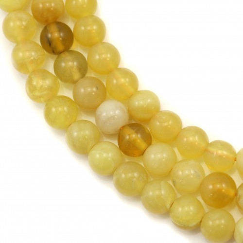 Opale giallo rotondo 6 mm x 40 cm