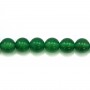 Green Agate round 8mm x 40cm