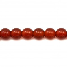 Red agate round 3mm x 30pcs