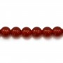 Red agate round 6mm x 20pcs