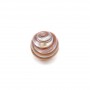 Perle de culture d'eau douce sculptée, 11-12mm x 1pc