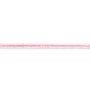 Quartz rose, en forme de tube, de taille 2* 4mm x 39cm