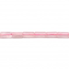 Tubo di quarzo rosa 3x5mm x 10pcs