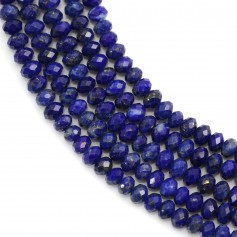 Lapis lazuli roundel faceted 2x3mm x 39cm