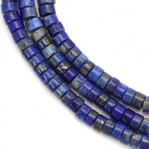 Lapis-Lazuli Rondelle 6mm x 6 st