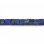 Lapis lazuli cube 4mm x 40cm