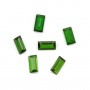 Grüner Turmalin zum Einfassen, Stab 4-4.2x8-8.2mm x 1 Stk
