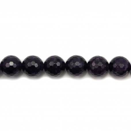 Amethyst Faceted Round 4mm x 10 pcs