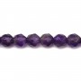 Amethyst Faceted Round 4mm x 40cm