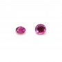 Zafiro rosa, talla brillante redonda 1.5-1.6mm x 10pcs