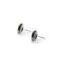 Stud Earrings for 10mm stainless steel cabochon x 4pcs