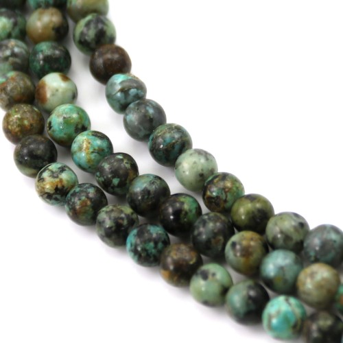 Round African turquoise 6mm x 39cm
