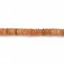 Orangefarbener Mondstein Heishi-Rondell 6-7mm x 41cm