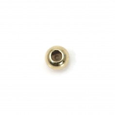 Stopper Bead 3mm Gold Filled x 2pcs