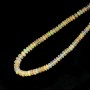 Ethiopian opal roundel faceted gradient 4-8mm