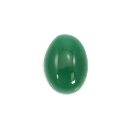 Cabochon d'aventurine verte, qualité A+,de forme ovale, 8*12mm x 1pc