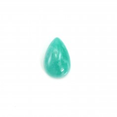 Amazonite of Peru cabochon, in the shape of a drop, 6x9mm x 1pc