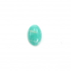 Amazonite cabochon from Peru, in oval shaped, 3x5mm x 2pcs