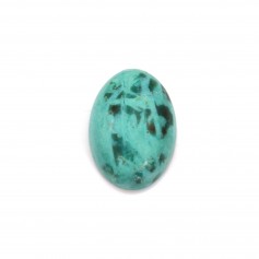 Chryscolle cabochon, in oval shape, 10x14mm x 1pc