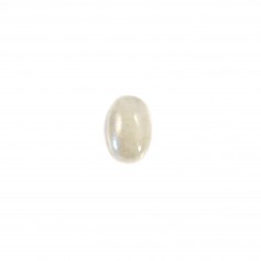 Cabochon ovale di pietra di luna 4x6mm x 1pc