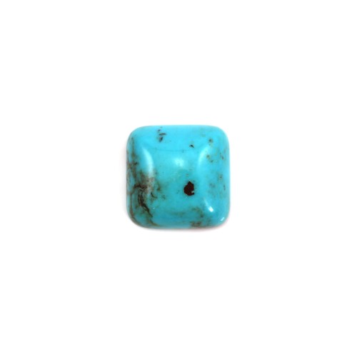 Cabochon Turquoise carré 10mm x1pc