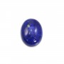Cabochon lapis-lazuli ovale 15x20mm x 1pc