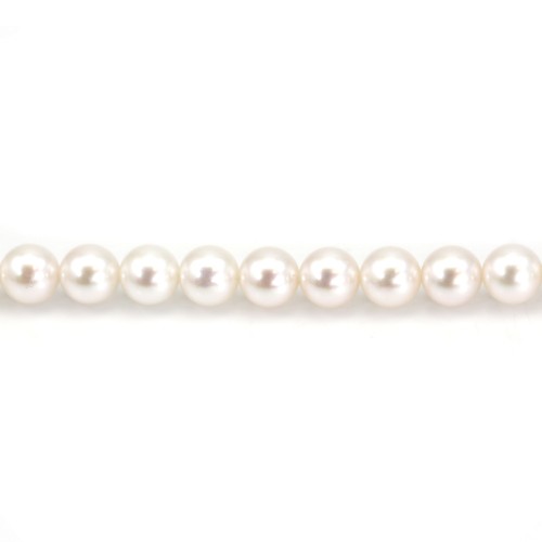 Perles culture AKOYA japonais rond 8-9mm AAA x 40cm