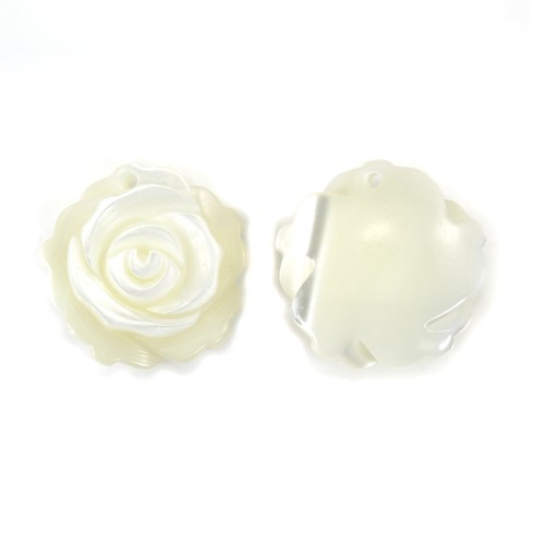 Natural shell ''Flower'' in a bag 15mm X 1 pc