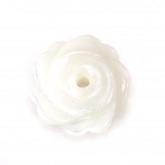 Forma de flor mãe de pérola 8mm x 1pc
