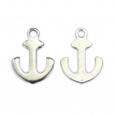 Charm Anchor 9x12mm Stainless steel 304 x 2pcs