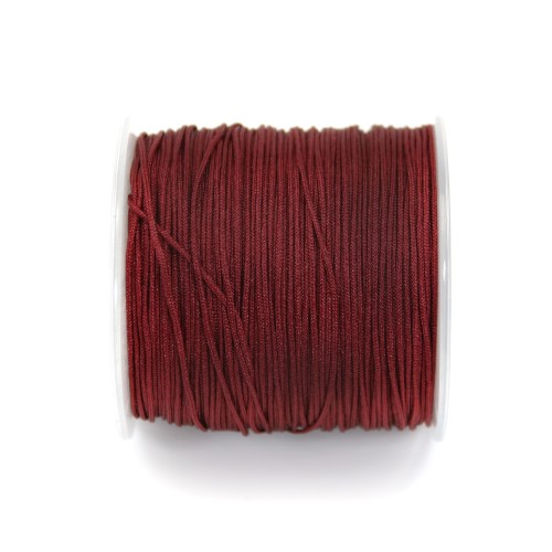 Bordeaux polyester thread 0.8 mm x 5m